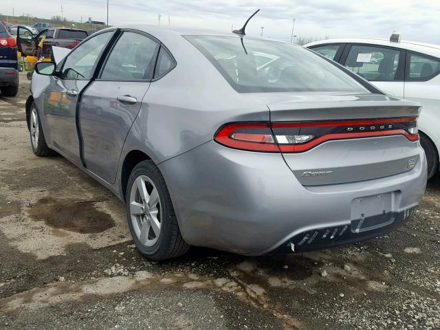 1C3CDFBA1GD604898 - 2016 DODGE DART SXT SILVER photo 3