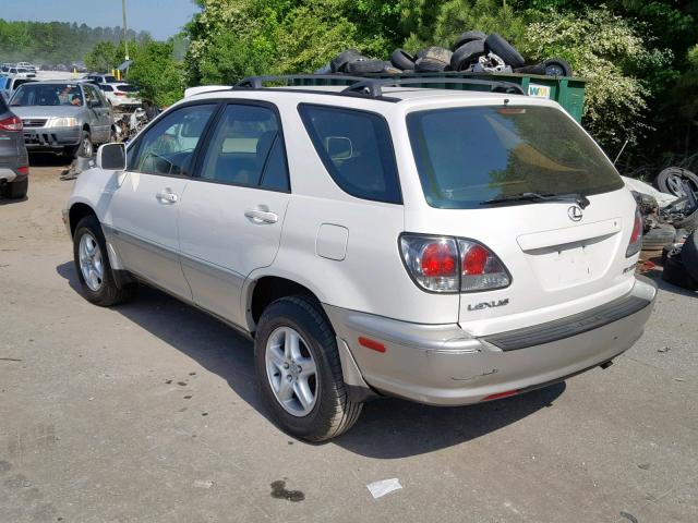 JTJGF10U410097370 - 2001 LEXUS RX 300 WHITE photo 3