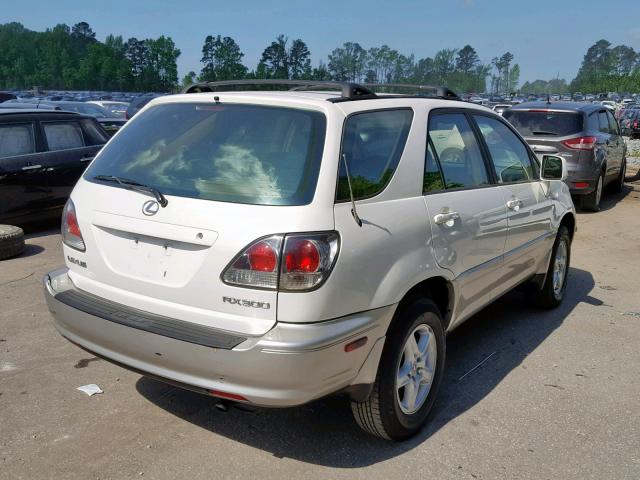 JTJGF10U410097370 - 2001 LEXUS RX 300 WHITE photo 4