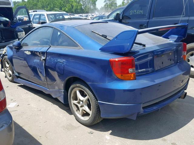 JTDDY32T520058790 - 2002 TOYOTA CELICA GT- BLUE photo 3