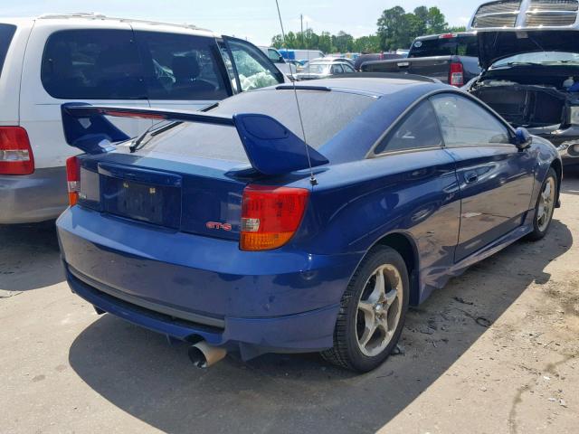 JTDDY32T520058790 - 2002 TOYOTA CELICA GT- BLUE photo 4