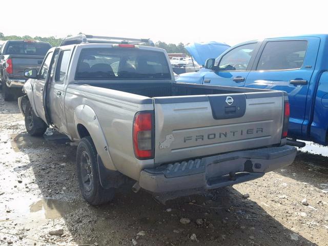 1N6ED29X04C464865 - 2004 NISSAN FRONTIER C GRAY photo 3