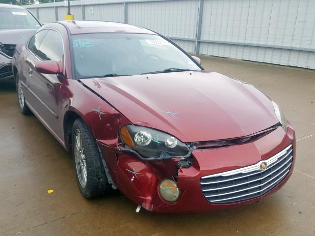 4C3AG52H63E185049 - 2003 CHRYSLER SEBRING LX RED photo 1