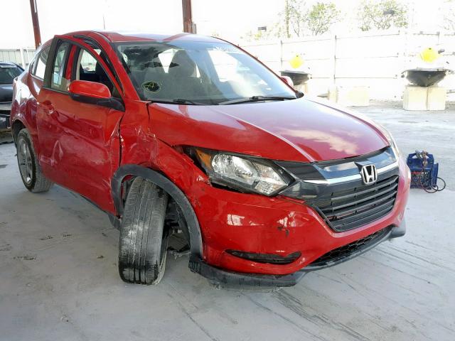 3CZRU5H32GM745440 - 2016 HONDA HR-V LX RED photo 1