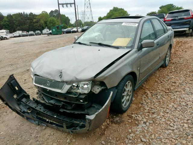 YV1VS27574F098731 - 2004 VOLVO S40 1.9T SILVER photo 2