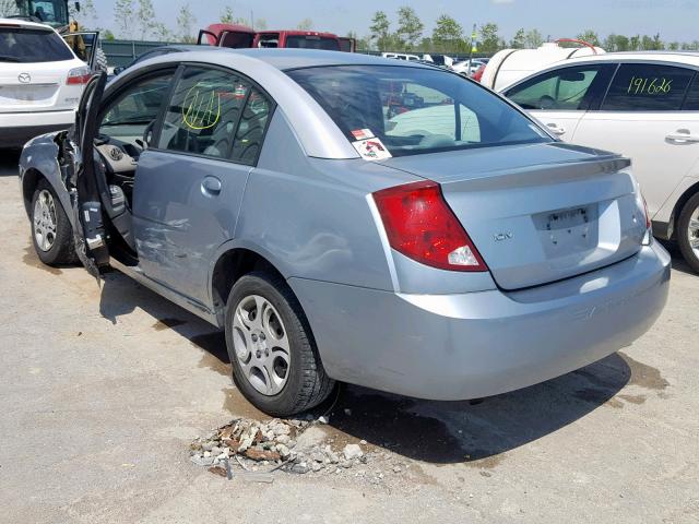 1G8AJ52F33Z164272 - 2003 SATURN ION LEVEL BLUE photo 3