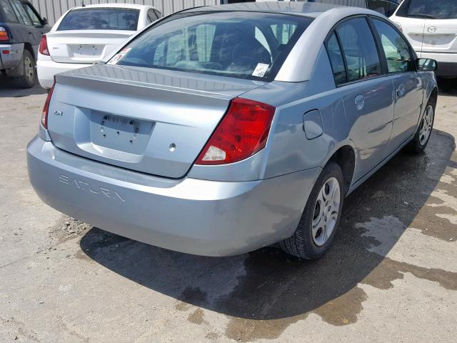 1G8AJ52F33Z164272 - 2003 SATURN ION LEVEL BLUE photo 4