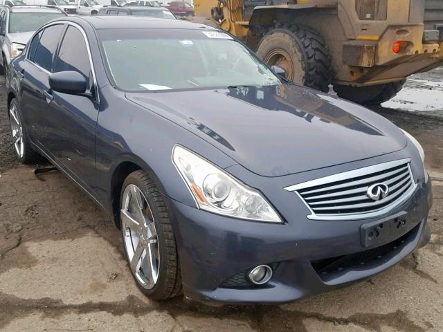 JN1CV6ARXDM751039 - 2013 INFINITI G37 GRAY photo 1