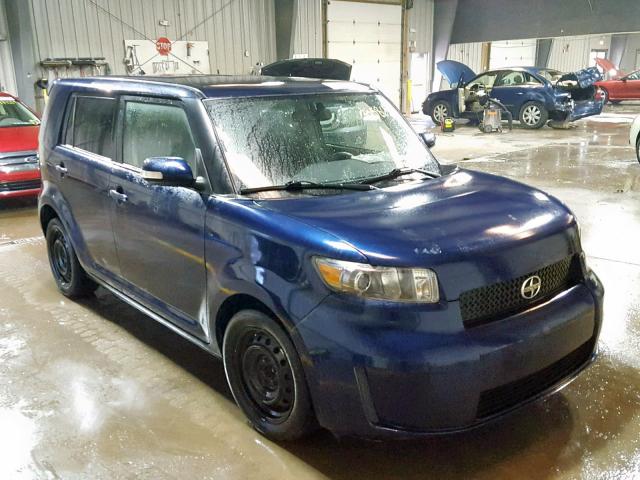 JTLKE50E181055182 - 2008 TOYOTA SCION XB BLUE photo 1