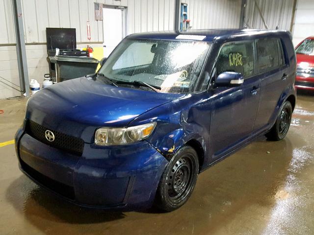 JTLKE50E181055182 - 2008 TOYOTA SCION XB BLUE photo 2