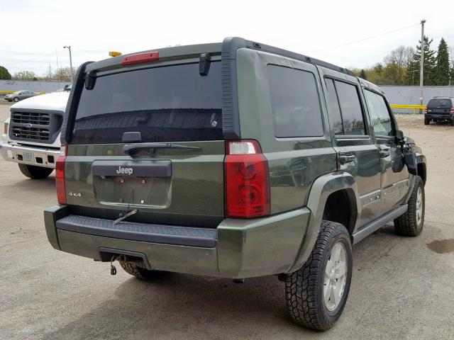 1J8HG48K17C500083 - 2007 JEEP COMMANDER GREEN photo 4