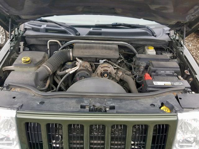 1J8HG48K17C500083 - 2007 JEEP COMMANDER GREEN photo 7