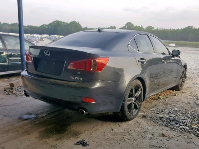 JTHBF5C23B5131686 - 2011 LEXUS IS 250 BLACK photo 4