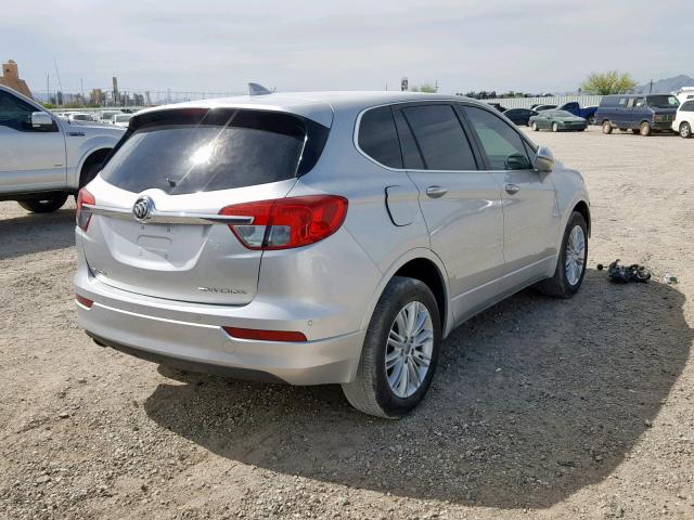 LRBFXASA7HD051385 - 2017 BUICK ENVISION P SILVER photo 4