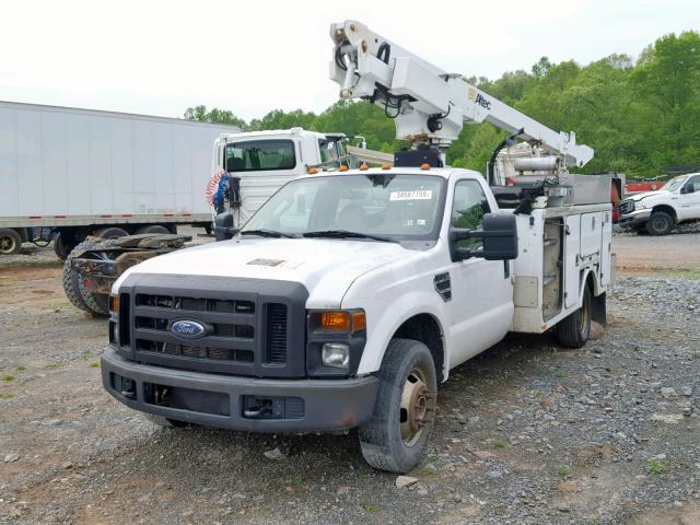 1FDWF36568EB34647 - 2008 FORD F350 SUPER WHITE photo 2