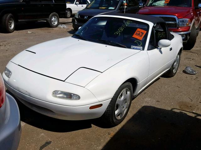 JM1NA3511L0112123 - 1990 MAZDA MX-5 MIATA WHITE photo 2