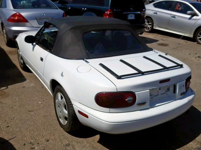 JM1NA3511L0112123 - 1990 MAZDA MX-5 MIATA WHITE photo 3