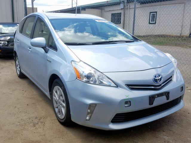 JTDZN3EUXC3138587 - 2012 TOYOTA PRIUS V SILVER photo 1