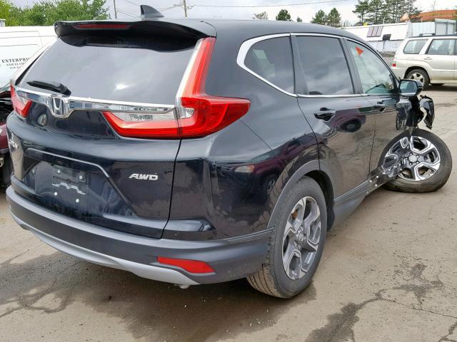 7FARW2H54JE039831 - 2018 HONDA CR-V EX BLACK photo 4