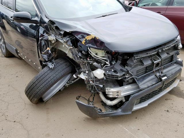7FARW2H54JE039831 - 2018 HONDA CR-V EX BLACK photo 9