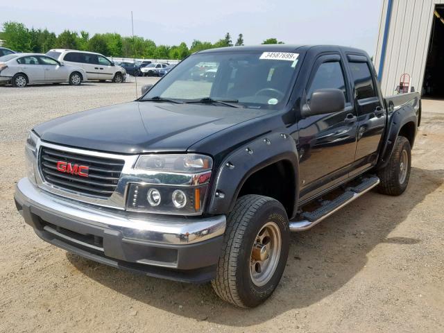 1GTDT13EX78209926 - 2007 GMC CANYON BLACK photo 2