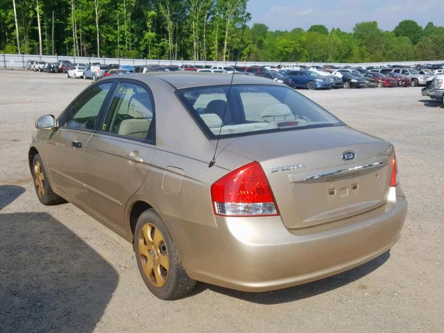 KNAFE221395661998 - 2009 KIA SPECTRA EX GOLD photo 3