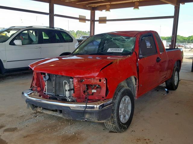 1GCCS198568135622 - 2006 CHEVROLET COLORADO RED photo 2