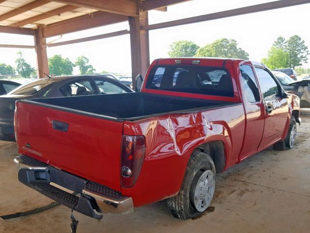 1GCCS198568135622 - 2006 CHEVROLET COLORADO RED photo 4