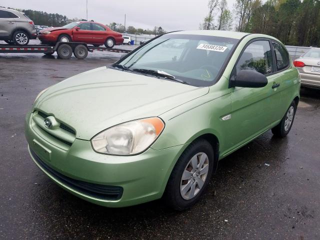 KMHCM36C49U115576 - 2009 HYUNDAI ACCENT GS  photo 2