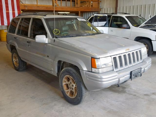 1J4GZ78Y8VC532796 - 1997 JEEP GRAND CHER GRAY photo 1