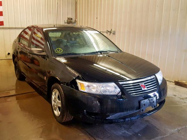1G8AJ55F06Z210544 - 2006 SATURN ION LEVEL BLACK photo 1