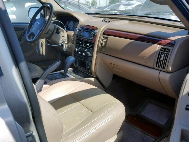 1J8GX58N84C353140 - 2004 JEEP GRAND CHER BEIGE photo 5