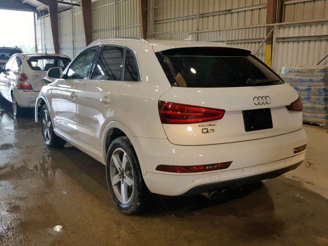 WA1BFCFS2FR006060 - 2015 AUDI Q3 PREMIUM WHITE photo 3