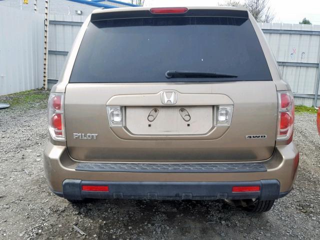 5FNYF18498B029346 - 2008 HONDA PILOT EX TAN photo 10