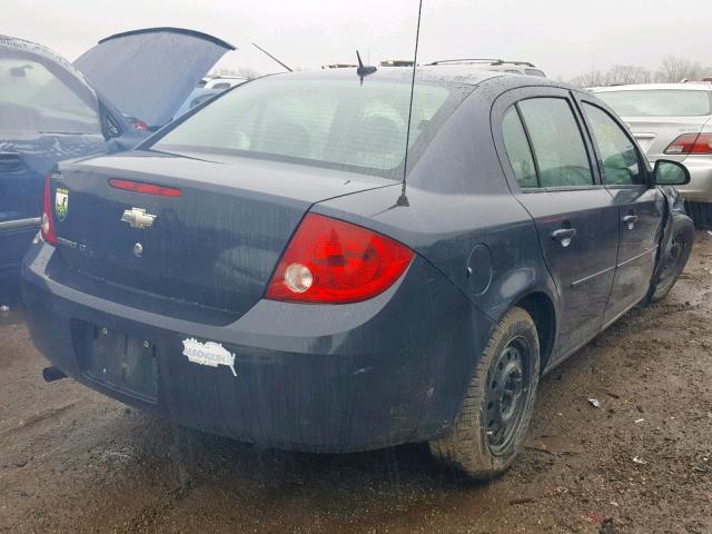 1G1AT58H897225248 - 2009 CHEVROLET COBALT LT BLUE photo 4