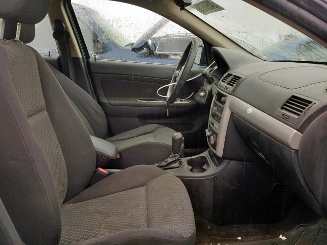 1G1AT58H897225248 - 2009 CHEVROLET COBALT LT BLUE photo 5