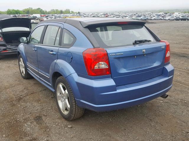 1B3HB78K87D197399 - 2007 DODGE CALIBER R/ BLUE photo 3