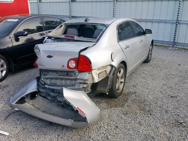 1G1ZC5E03CF180606 - 2012 CHEVROLET MALIBU 1LT 银色 照片 4