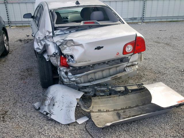 1G1ZC5E03CF180606 - 2012 CHEVROLET MALIBU 1LT 银色 照片 9