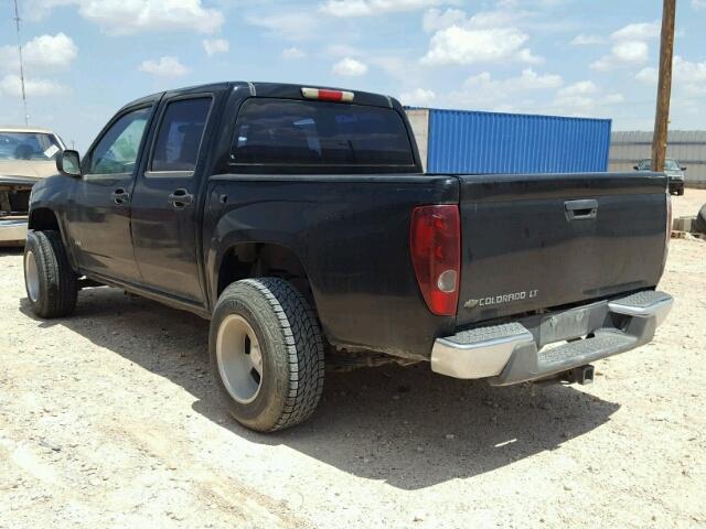 1GCDT13E078246399 - 2007 CHEVROLET COLORADO BLACK photo 3