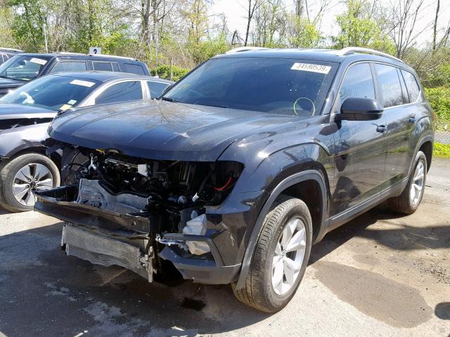 1V2LR2CA1JC584653 - 2018 VOLKSWAGEN ATLAS SE BLACK photo 2