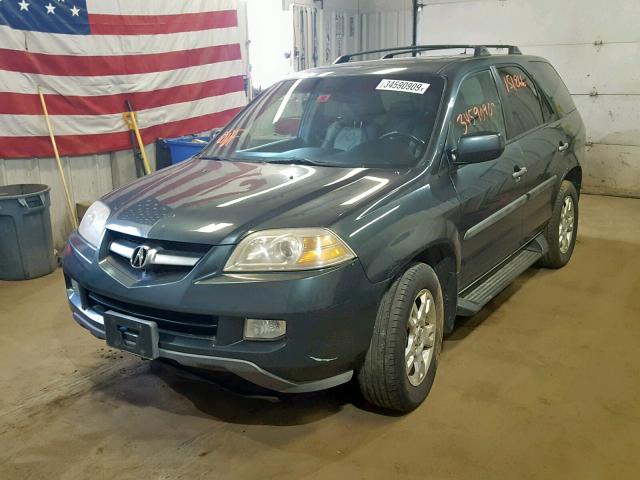 2HNYD18875H539607 - 2005 ACURA MDX TOURIN CHARCOAL photo 2