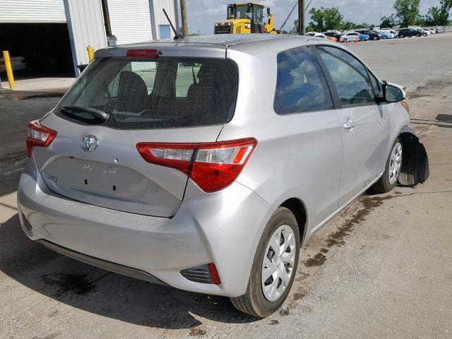 VNKJTUD38JA087463 - 2018 TOYOTA YARIS L SILVER photo 4