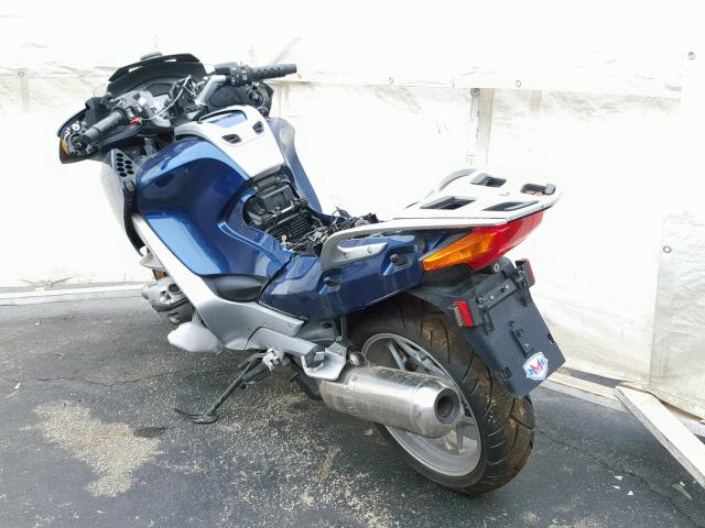 WB10388027ZT10776 - 2007 BMW R1200 RT BLUE photo 3