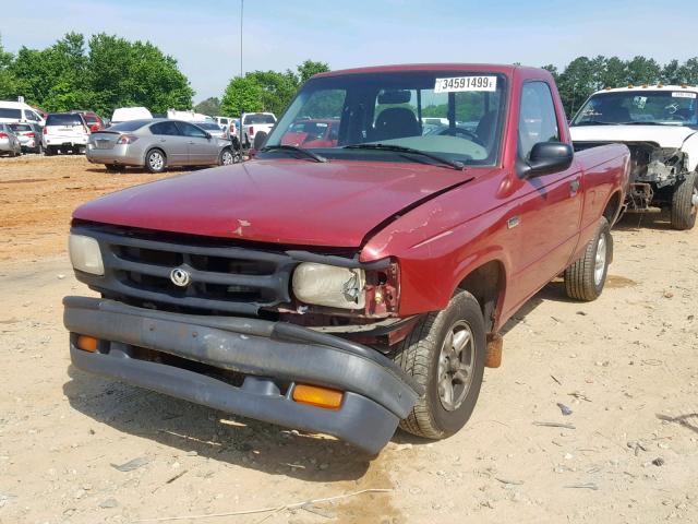 4F4CR12A3STM05552 - 1995 MAZDA B2300 MAROON photo 2