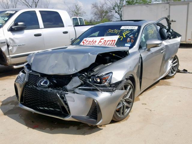 JTHBA1D28H5044963 - 2017 LEXUS IS 200T GRAY photo 2