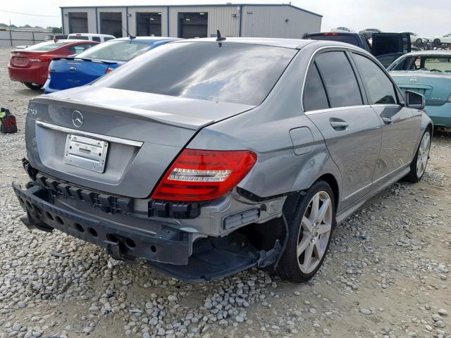 WDDGF4HBXEA959469 - 2014 MERCEDES-BENZ C 250 GRAY photo 4