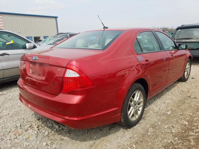 3FAHP0GA8BR132929 - 2011 FORD FUSION S  photo 4