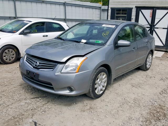 3N1AB6AP6CL692305 - 2012 NISSAN SENTRA 2.0 GRAY photo 2