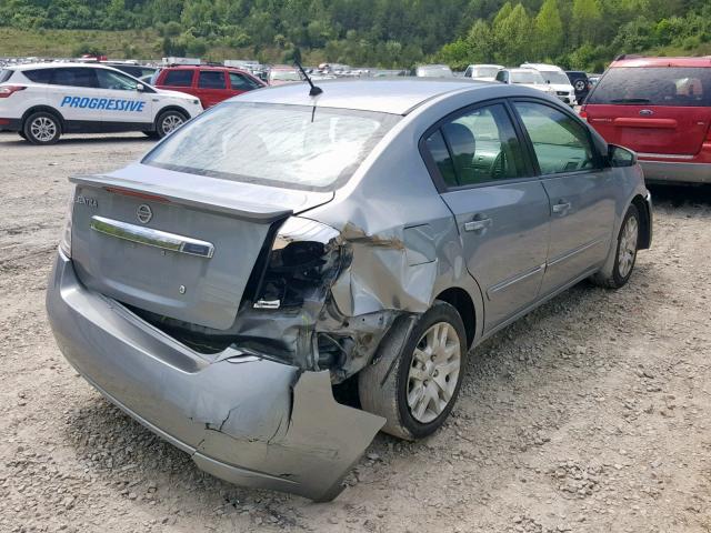 3N1AB6AP6CL692305 - 2012 NISSAN SENTRA 2.0 GRAY photo 4